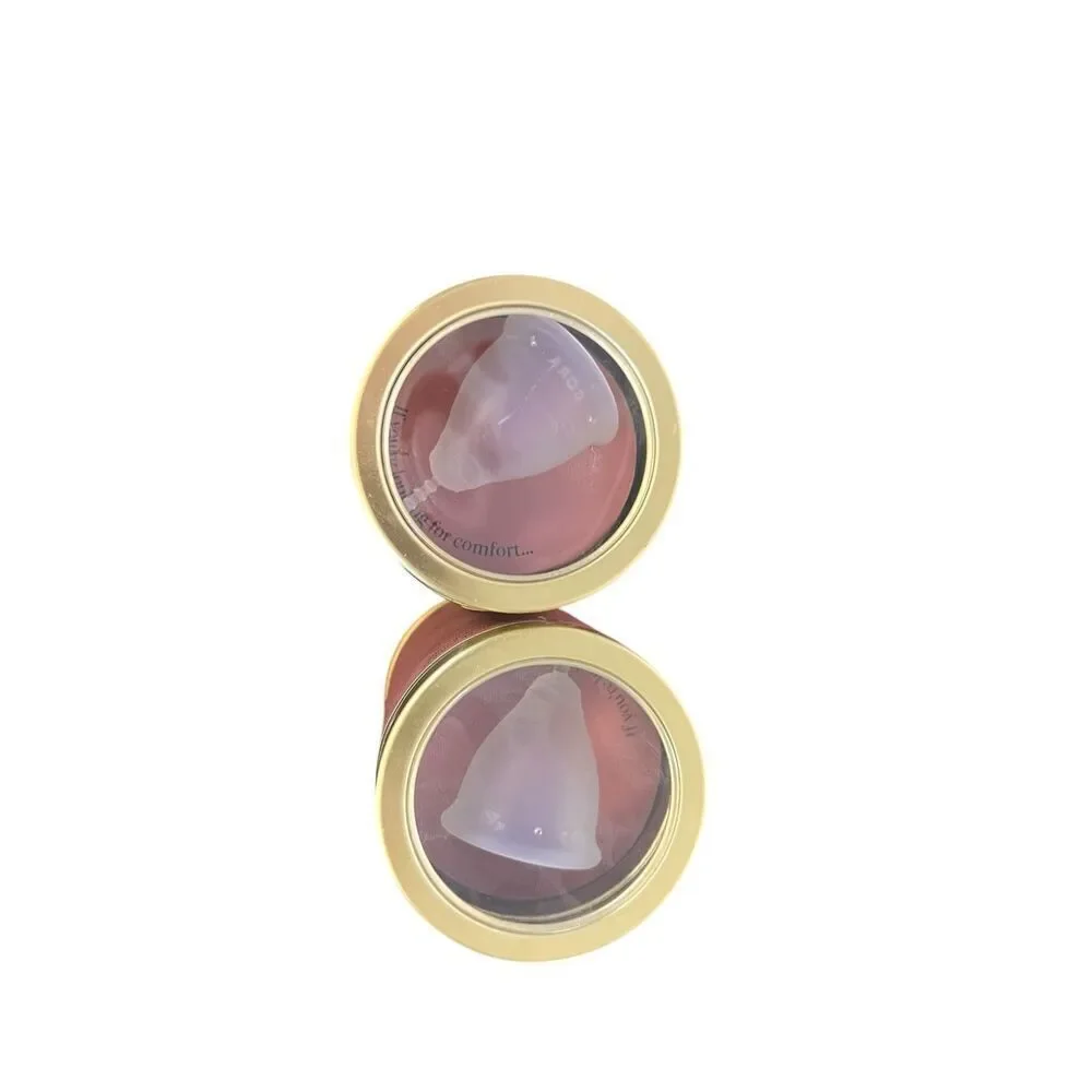 2 Cora Easy To Use Reusable Menstrual Cup ultra flexible - Size 2